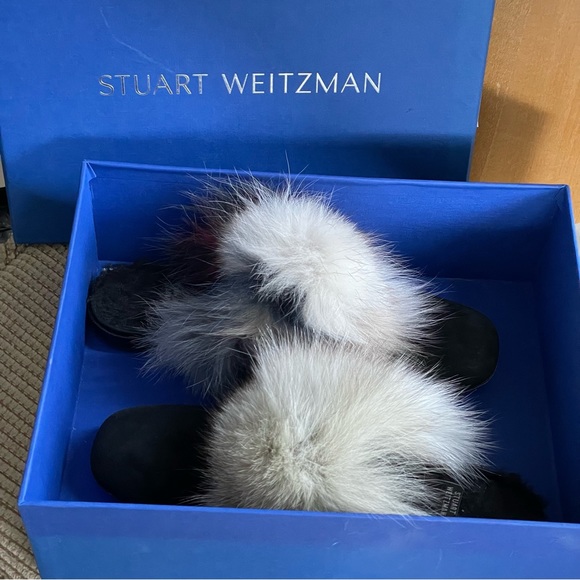 Stuart Weitzman Furgetit Mule Loafer Slides - Picture 13 of 13
